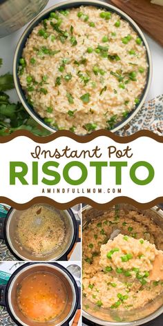 Making risotto has never been easier thanks to this easy Instant Pot Risotto recipe! In less than 30 minutes, with minimal effort, you can enjoy rich, creamy risotto worthy of restaurant--without the guesswork! Save and pin this to Side Dish Recipes! Instant Pot Asparagus, Healthy Pressure Cooker Recipes, Healthy Risotto, Instant Pot Risotto, Cooking Risotto, Easy Risotto, Asparagus Risotto, Creamy Risotto, How To Make Risotto