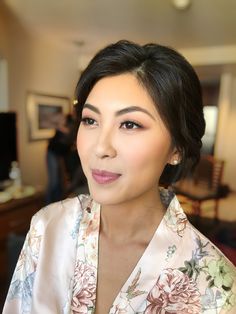 Wedding Makeup Natural Asian Brides, Wedding Make Up Asian Brides, Bridal Makeup Half Asian, Asian Bridal Makeup Monolid, Bride Makeup Asian, Asian Wedding Hair, Asian Bridal Makeup Chinese