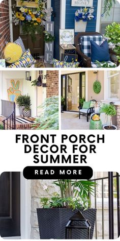 front porch decor for the summer read more