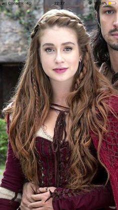 Medieval Hairstyles Long Hair, Traditional Austrian Hairstyles, Braided Hairstyles Long Hair Easy, Medieval Makeup Ideas, Medieval Hair Styles, Elf Braids, Medieval Hairstyle, Medieval Makeup, Medieval Hair