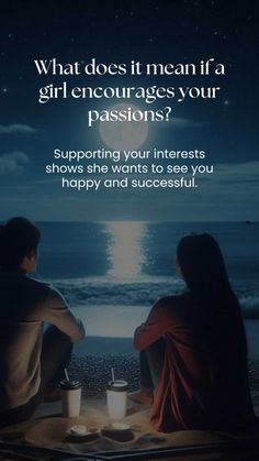 Supporting your interests shows she wants to see you happy and successful. Healthy Relationship, Healthy Relationship Advice, Healthy Relationships, Relationship Advice, A Girl, See You, Encouragement