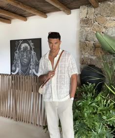 Tropical Vacation Outfits Men, Fall Europe Outfits, Fall Outfits Europe, Linen Outfit Summer, Parisian Summer Outfits, Mens Vacation Outfits, Strand Outfit, Vacation Outfits Men