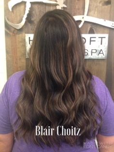 brunette, loose waves, curls, caramel color, balayage, long hair Balayage Long Hair, Color Balayage, Waves Curls, Mocha Color, Caramel Color, 45 Years, Loose Waves