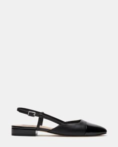 Slingback Mules, Work Shoes Women, Steve Madden Store, Slingback Flats, Slingback Shoes, Womens Ballet Flats, Low Block Heels, Slingback Heel, Work Shoes