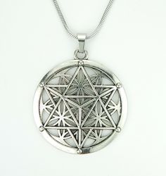 Merkabah on Flower of Life Necklace, Sacred Geometry Merkaba Pendant Merkavah | eBay Sacred Geometry Jewelry, Geometry Jewelry, Unique Pendant, Flower Of Life, Metal Charm, Fashion Jewelry Necklaces, Sacred Geometry, Jewelry Gift Box, Snake Chain