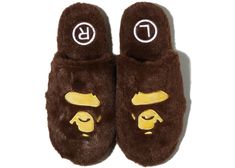 Buy and sell StockX Verified BAPE streetwear on StockX including the BAPE Ape Head Slipper Brown and thousands of other streetwear clothing and accessories. Bape Ape, Bape Streetwear, Fresh Shoes, Auckland New Zealand, Girly Shoes, Aesthetic Shoes