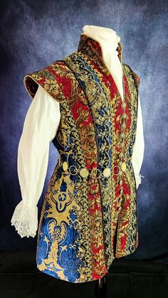 16th Century Fashion Mens, Long Waistcoat, Medieval Garb, History Fashion, Period Costumes, Time Period