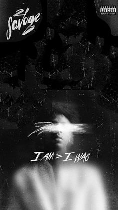 a black and white photo with the words i am z - was written on it