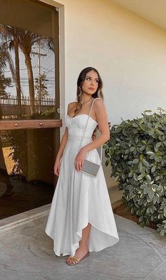 White Prom Dresses, Dresses Birthday, Hot Prom Dress, White Prom, White Prom Dress, Looks Party, Birthday Party Dress, Custom Dresses