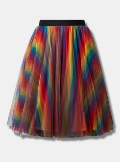 Plus Size 80s, Night Out Bachelorette Party, Rainbow Skirt, Skirt Images, Rainbow Tutu, Skirt Plus Size, Glam Style, Glam Fashion, Tutu Skirt