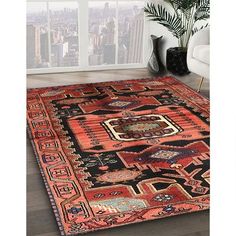 100% Machine Washable - simply throw in the washing machine, lay flat to dry, and enjoy your fresh and clean rug! Rug Size: Square 8' | Multi Color Area Rug - Bungalow Rose 100% Machine Washable Traditional 3959 Area Rug Polyester / Chenille, Size 96.0 W x 0.08 D in | Wayfair Pink Persian Rug, Color Area Rug, Houses Interior, Pink Area Rug, Rug Stain, Clean Rug, Red Area Rug, Flannel Material, Fabric Rug