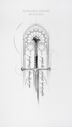 Narsil Tattoo - Fine Line Micro-Realism Design Inspired by Lothlórien | 1MM Tattoo Studio — 1MM Tattoo Studio Narsil Tattoo Design, Fine Line Realism Tattoo, Micro Realism Tattoo Design, Narsil Tattoo, Elvish Script, Blue Dragon Tattoo, Tattoo Practice