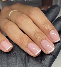 Classy Dipped Nails, Birth Nails Mom, Natural Nails Manicure, French Manicure Nails, Subtle Nails, Casual Nails, Work Nails, Manicure Nails, Neutral Nails