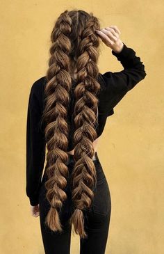 Long Hair Pictures, Hairdo For Long Hair, Very Long Hair, Long Braids, Beautiful Long Hair, Braids For Long Hair, Aesthetic Hair, Gorgeous Hair, Hair Designs