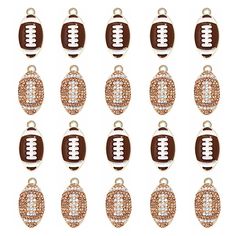 PRICES MAY VARY. 【Sports Charms】 It's always ball game season everywhere...and now you have the cute sports ball charms to add to your team outfit! You will receive 10pcs enamel ball pendant and 10pcs rhinestone charms, including baseball charm, soccer charm, basketball pendants and football charms. Meet your different needs for DIY crafts 【High Quality & Size】 Made of enamel, rhinestone and alloy materials, smooth surface, sturdy and durable, not easy to break, lead free and nickel free, look g Crafts For Your Friends, Softball Necklace, Baseball Earrings, Sports Jewelry, Charms For Jewelry Making, Earrings Diy, Diy Making, Jewelry Making Charms, Ball Pendant