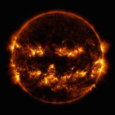 the sun is seen in this image taken by nasa's solar observatory, which has been