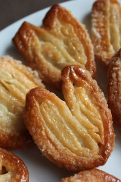 some kind of pastry on a white plate