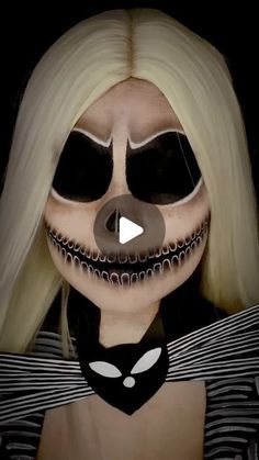 Jack Makeup Halloween, Daniela Ramirez, Jack Y Sally, Halloween Costume