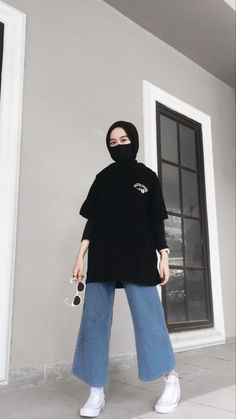 Hijab Fashion Summer, Mode Ulzzang, Muslim Fashion Hijab, Hijab Ootd