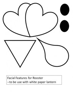 the chinese symbol for roosters is shown in black and white, with two circles around it