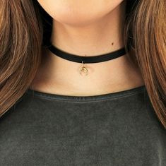 Trendy Choker With Charm Will Accentuate Your Outfit! 12" Long With 3.5" Extensionlobster Claw Closurefaux Leatherworn Goldtone.75" Charm Trendy Chokers, Your Outfit, Black Faux Leather, Womens Jewelry Necklace, Choker, Gold Tones, Faux Leather, Jewelry Necklaces, Womens Sizes