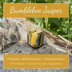 Bumblebee Jasper, Spiritual Crystals, Bumble Bee Jasper