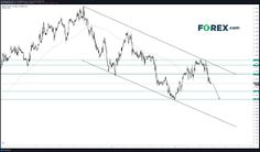 the forex chart is displayed on a computer screen