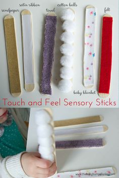 the instructions for how to make toothbrush holders with felt and felt sticks are shown