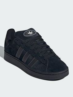 Adidas Shoes Campus, Adidas Shoes Black, Outfit Drip, Nike Shoes Black, Campus 00s Shoes, 00s Shoes, Outfit Campus, Black Adidas Shoes, Room Inspired