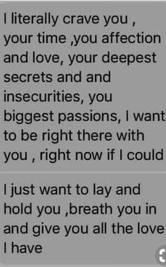 two texts that say, i literally crave you, if you're time, you