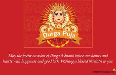 Happy Durga Puja Wishes Images, Quotes Happy Durga Puja Wishes, Navratri Wishes