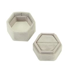 This exquisite 2-piece hexagonal heirloom velvet ring box in slim 1.75 x 1.75 size, with removable lid, holds one beautiful wedding engagement ring, no matter if design is simple, intricate, vintage, or antique. Each lush velvet wedding ring box is meticulously handmade and handcrafted by our skilled artisans for superior quality, detail, and finish. The perfect unique ring box holder for your perfect unique wedding ceremony. Perfect for wedding photography, engagement proposals, engagement phot Velvet Wedding Ring Box, Vintage Wedding Ceremony, Unique Ring Box, Wedding Ring Photography, Pink Wedding Rings, Vintage Ring Box, Ring Photography, Slim Ring, Luxury Engagement Rings