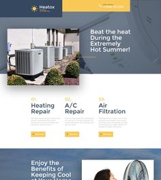 the website for heating and air conditioning company