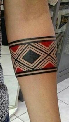 a person with a tattoo on their arm