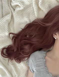 Cherry Brown Hair, Wine Hair Color, Beige Hair, Pretty Hair Color, Haircuts Straight Hair