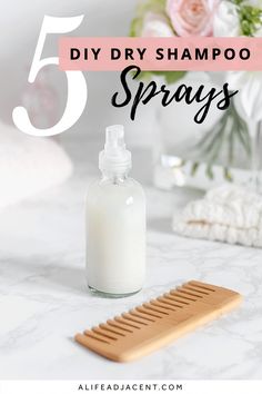 This natural DIY dry shampoo spray is infused with oil-absorbing micelles to quickly refresh oily hair. Suitable for all hair colours, even dark hair. Diy Shampoo Bars, Dry Shampoo Recipe, Brow Aftercare, Low Thyroid Remedies, Living Proof Dry Shampoo, Benefits Of Baking Soda, Beauty Salon Branding, Dry Shampoo Spray