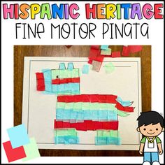 Spanish Heritage Month Crafts Preschool, Hispanic Heritage Month Kindergarten, Pinata Craft, Hispanic Heritage Activities, 1 Pinata