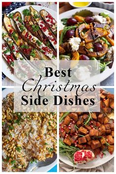 christmas side dishes with text overlay that reads best christmas side dishes