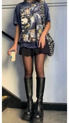 Moda Grunge, Goth Outfit, Pastel Outfit, Indie Outfits, Swaggy Outfits, Moda Vintage, Mode Inspo, Alternative Outfits, 가을 패션