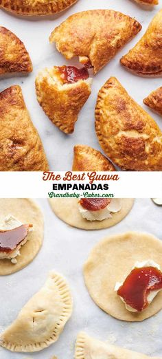 the best homemade empanadas are made with crescent pastries and filled with jam