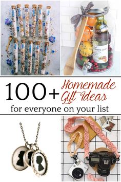 the top ten homemade gift ideas for everyone on your list