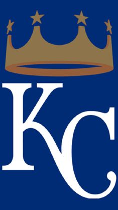 the kcc logo is shown in white and gold on a blue background with stars