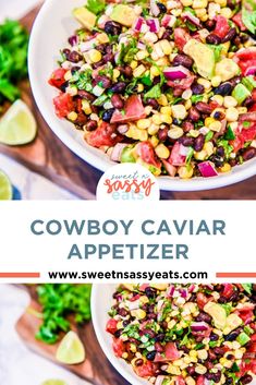 cowboy caviar - perfect for potlucks is an easy and delicious side dish