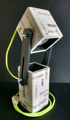 an object made out of boxes and wires