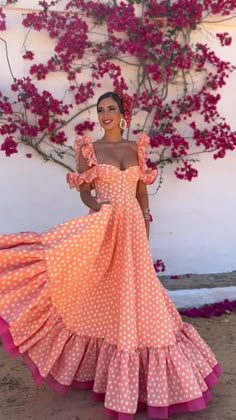 Spanish Inspired Dress, Spanish Dress, Elegant Summer Dresses, Derby Outfits, Boho Dresses, Butterfly Sleeve, Dresses Outfits, African Print Fashion Dresses