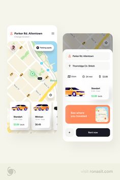 the app shows how to create your own ride - hailing application on an iphone