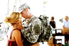 love Roxy and Trevor <3 army wives <3 Military Boyfriend, Military Welcome Home, Army Wedding, Military Homecoming, Army Couple, Army Strong