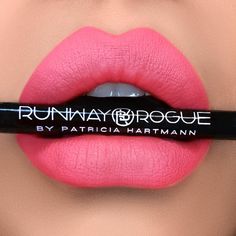 Haute is Hot | Runway Rogue Pink Lip Liner, Hot Pink Lip, Pink Lips Art, Soft Lipstick, Bright Pink Lips, Lips Painting, Pink Lips Makeup, Light Pink Lips, Plum Lips