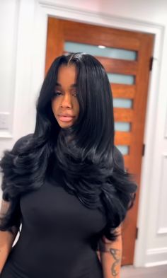 Black Hair Inspiration, Email Writing, Sew In Hairstyles, Weave Hairstyles, Hair Looks, Hair Goals, Hair Inspo, Dyed Hair