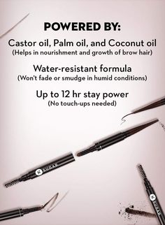 Arch Arrival 3-in-1 Brow Shaper – SUGAR Cosmetics Palm Oil, Castor Oil